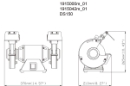 چرخ سنباده متابو metabo مدل DS150