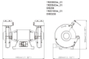 سنگ رومیزی متابو metabo مدل DS200