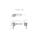 مینی فرز متابو metabo مدل W 12-125 Quick- ابزار سه