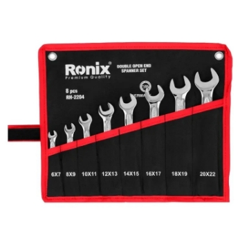 خرید و قیمت ست آچار 8 عددی دو سر تخت رونیکس مدل Ronix RH-2204 | ابزار 3