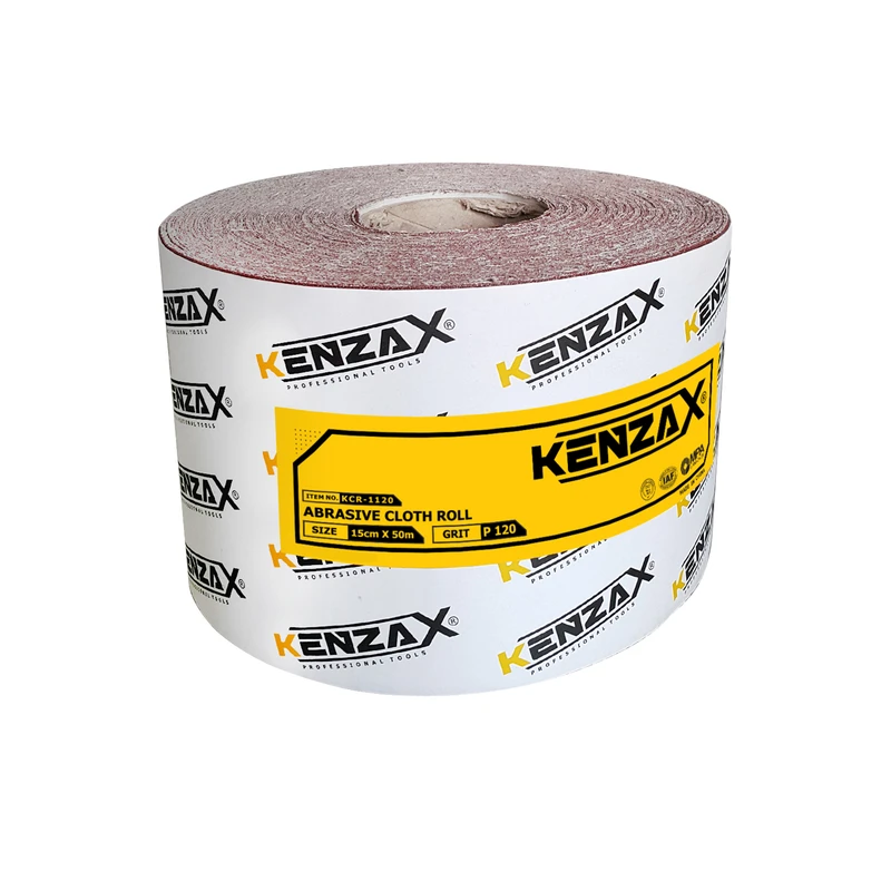 رول سنباده ۱۵ سانتی‌متر ۵۰ متری گرید ۸۰ کنزاکس مدل KCR-1080