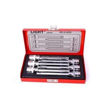 ست 6 پارچه جعبه بکس بلند مدل Light S2026 با طراحی ستاره‌ای مناسب ابزارآلات | ابزار 3