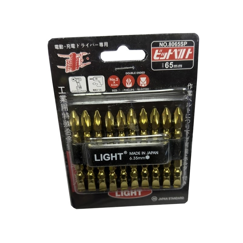 نوک پیچ گوشتی دوسو و چهارسو طلایی 6.5 سانت لایت مدل 8065SP مناسب تعمیرات دقیق | ابزار 3