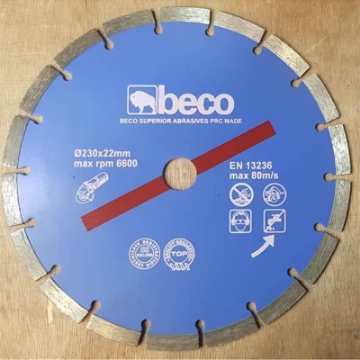 تصویر  صفحه گرانیت بر 230 سایز 22.2*230 بکو مدل Beco SR230