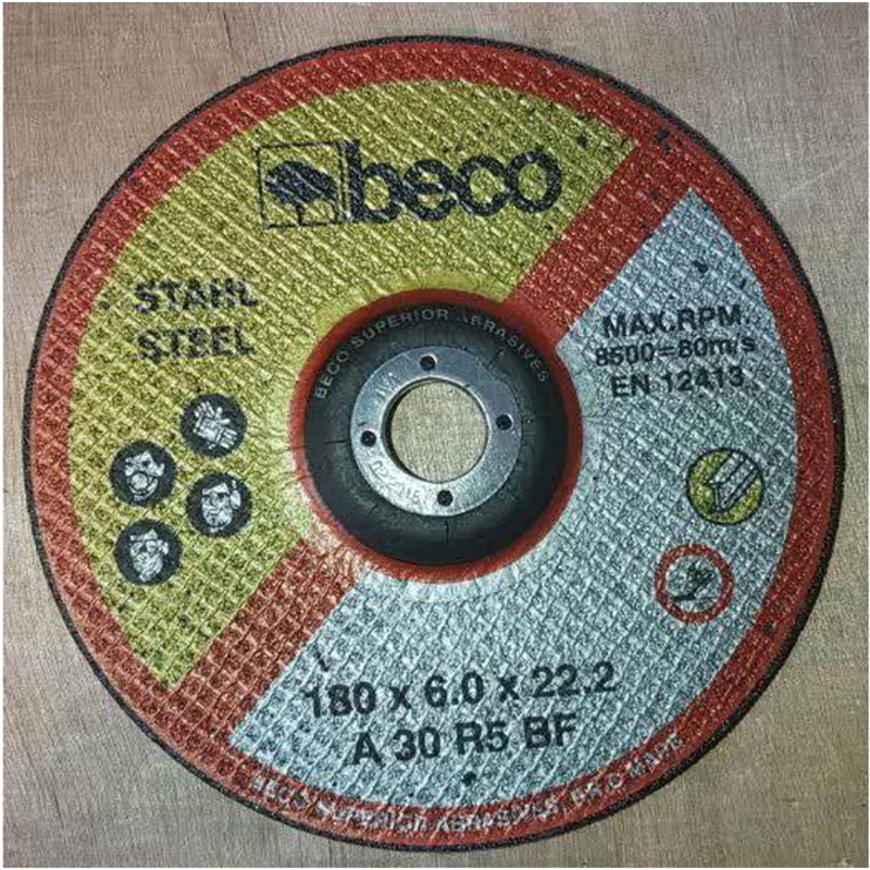 تصویر  سنگ ساب آهن 22.2*6*180 بکو مدل Beco SA18060