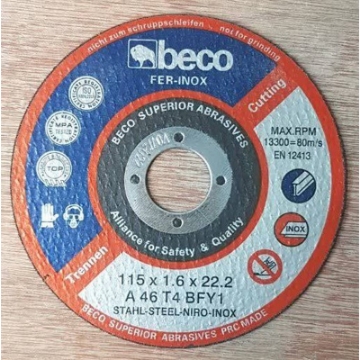 تصویر  سنگ برش مینی استیل 22.2*1.6*115 بکو مدل Beco BR11516