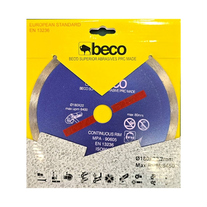 تصویر  صفحه سرامیک بر 180 سایز 22.2*180 بکو مدل Beco GR180