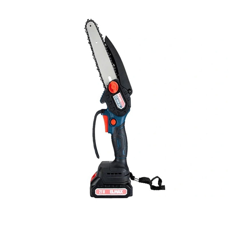 اره زنجیری شارژی ۲۱ ولت ۱۵ سانتی‌متری المکس مدل C.C 4630 مناسب هرس و برش چوب | ابزار 3