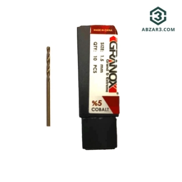 تصویر  مته کبالت سایز 1.5 گرانوکس GRANOX
