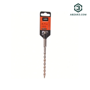 تصویر  مته چهار شیار سایز 7 میلیمتر 16 سانتی مدل SDS-PLUS آاِگ (AEG)