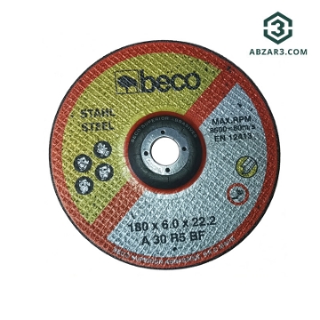 تصویر  سنگ ساب آهن 22.2*6*180 بکو مدل Beco SA18060